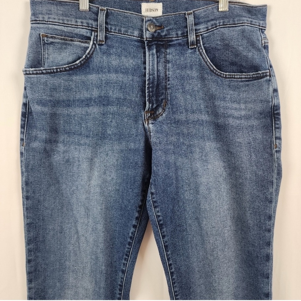 Hudson Byron Ballistic Mens Denim Jeans Slight Distress Size 34